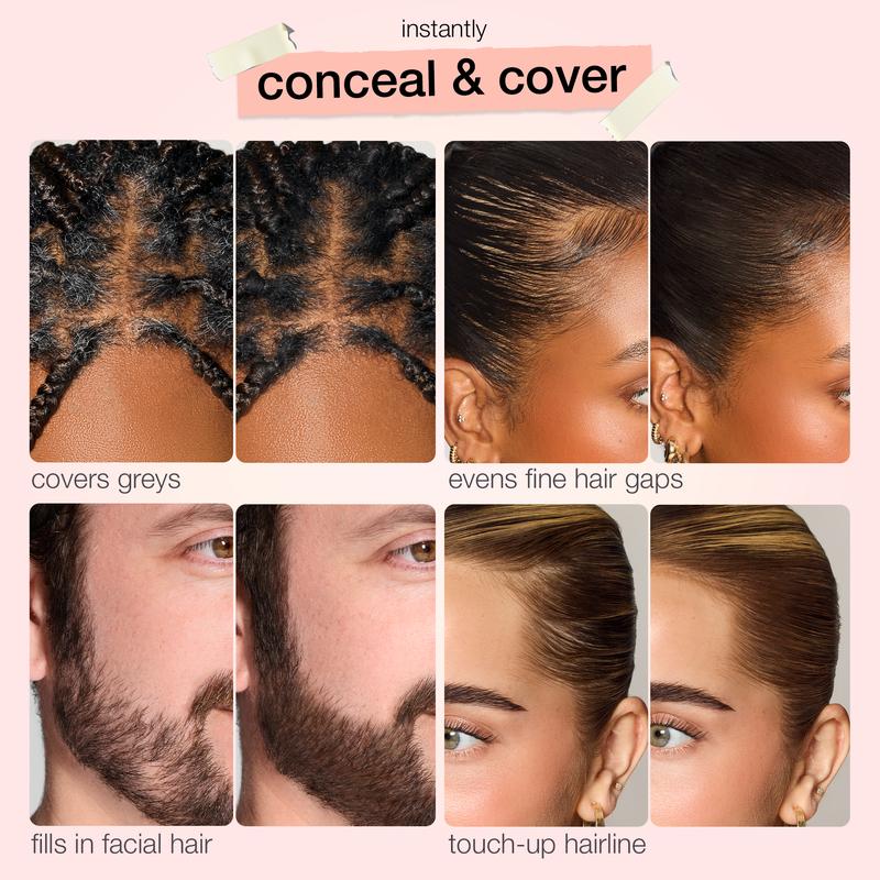 Touch & Go Hair Concealer Natural Coverage for Fuller, Younger-Looking Hair