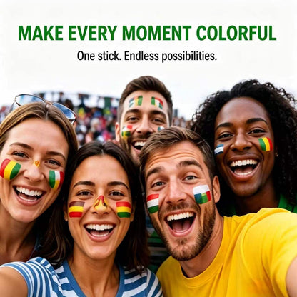 3-Color Face Paint Stick – Show Your Team Pride in Seconds!