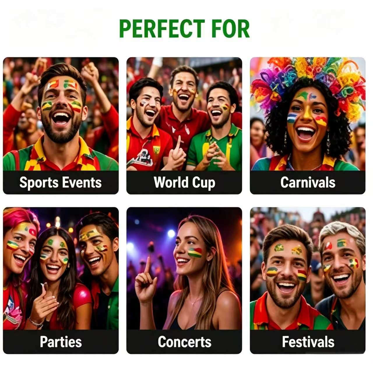 3-Color Face Paint Stick – Show Your Team Pride in Seconds!