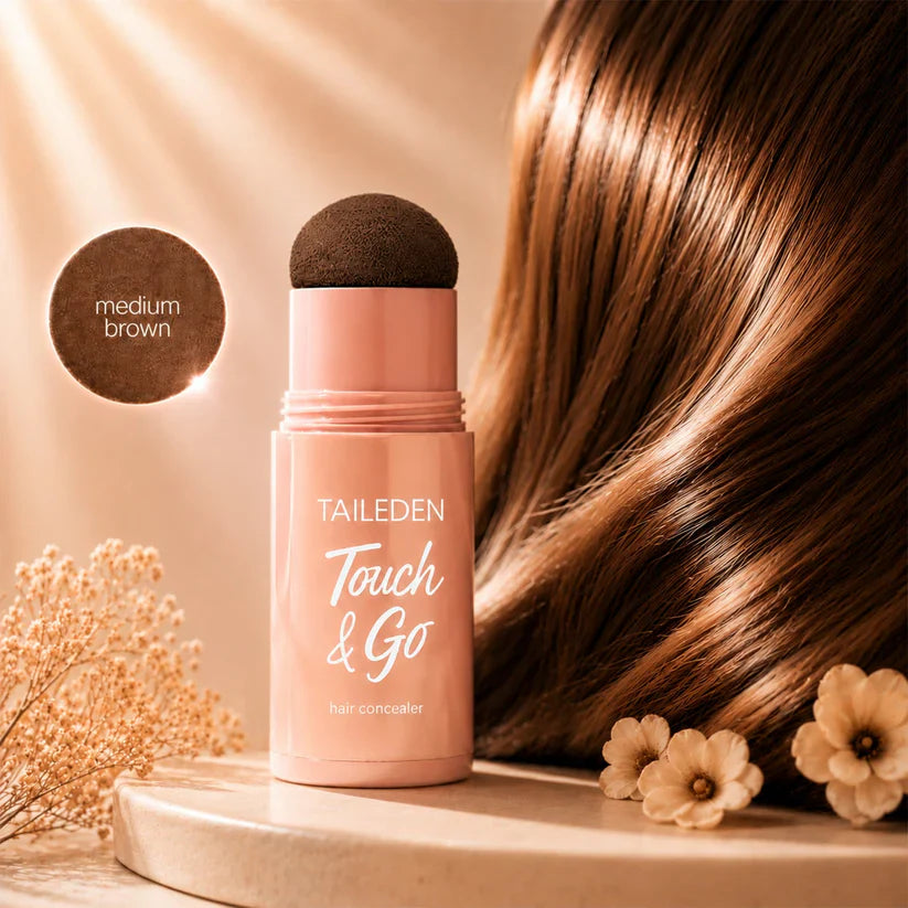 Touch & Go Hair Concealer Natural Coverage for Fuller, Younger-Looking Hair