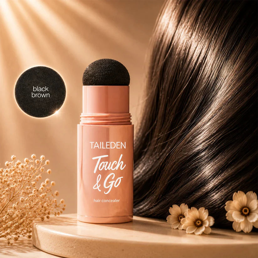 Touch & Go Hair Concealer Natural Coverage for Fuller, Younger-Looking Hair