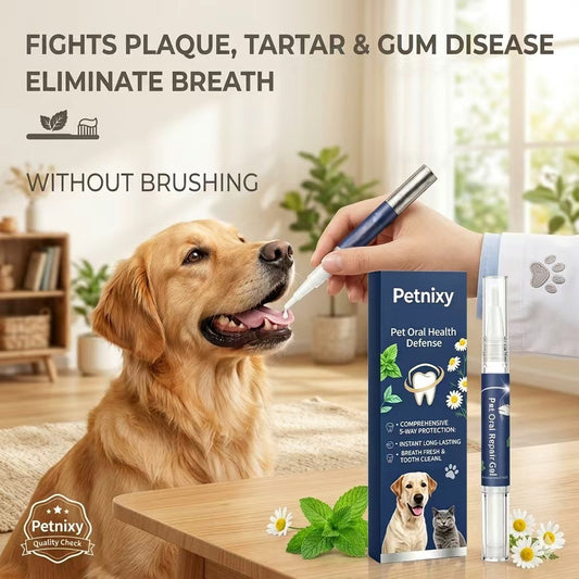 Petnixy™ Vet-Inspired Oral Care Gel – Fresh Breath & Healthy Gums for Pets